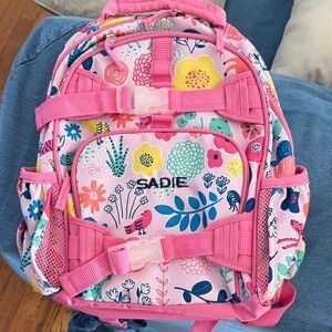 Pottery Barn Kids Pink Floral Backpack “Sadie”